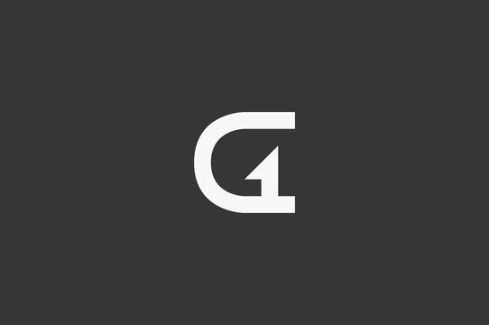 Illustration vector graphic of letter G number 1