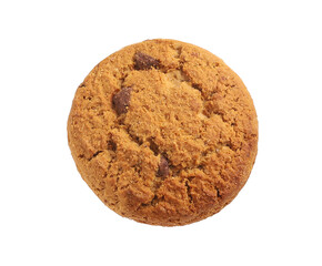 Chocolate chip cookie, transparent background