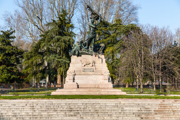Monumento ai caduti del VIII Agosto 1848 in Bologna, Italy