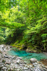 日本の原風景を思わせるとても美しい四国山地の風景