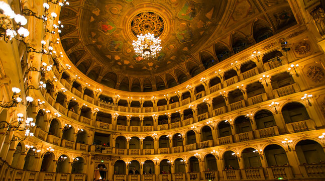 BOLOGNA, ITALY - MARCH 11, 2015: The Teatro Comunale di Bologna is an opera house in Bologna, Italy, and is one of the most important opera venues in Italy