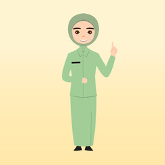 Young Muslim women wearing trendy clothes and hijab. muslim hijab fashionable girls. Female characters using hijab and muslim clothes. Flat cartoon vector illustration.