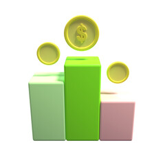 3D Illustration of Theme Finance