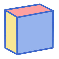 geometry shape 3d cartoon element