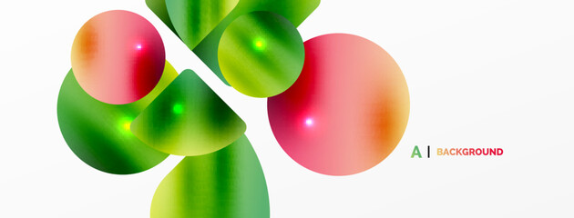 Transparent effects geometric abstract background. Minimalist wallpaper, banner, background or landing