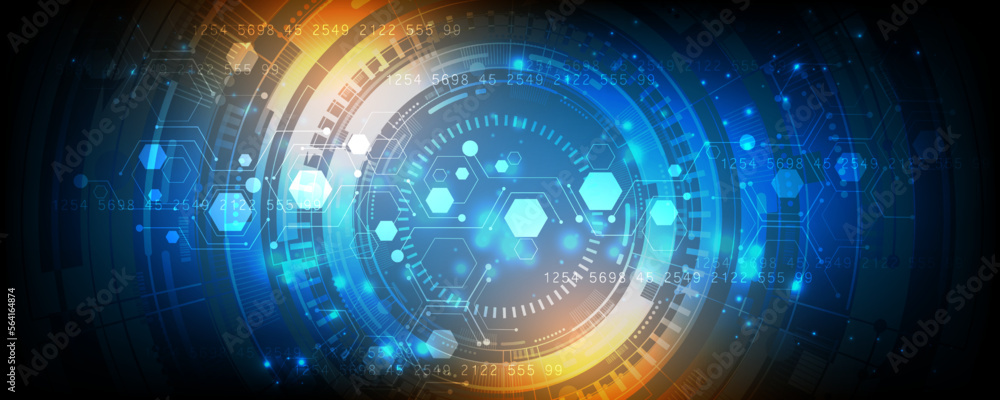 Poster future technology concept abstract background image