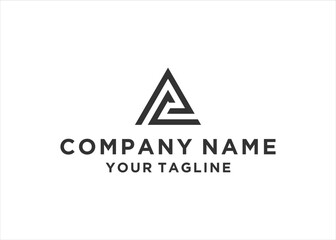 CA letter logo design vector illustration	