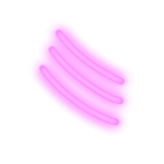 neon lighting shape element