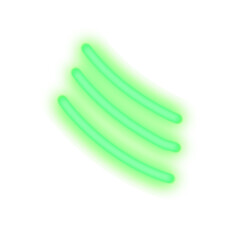 neon lighting shape element