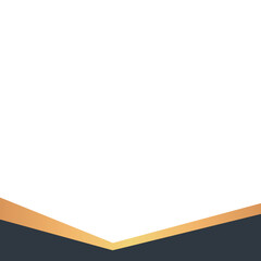 Gold Geometric Footer (5)