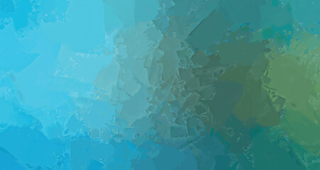 abstract colored nostalgic brush stroke grunge effect blended minty blue-green  gradient background