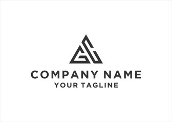 CG letter logo design vector illustration	
