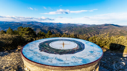 Table d'orientation du signal de Saint-Pierre en Lozère