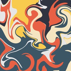 Multicolored abstract background with interesting pattern and interesting color combination 
