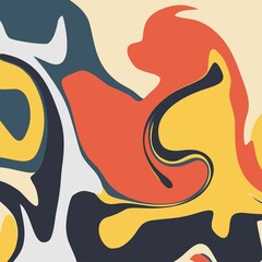 Multicolored abstract background with interesting pattern and interesting color combination 
