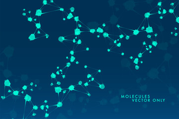 Abstract molecules design.