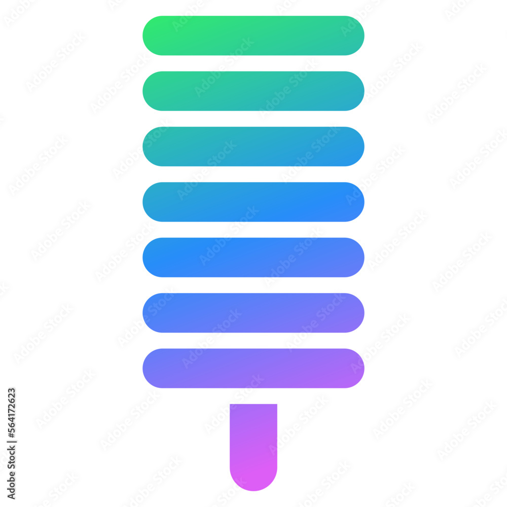 Poster popsicle gradient icon