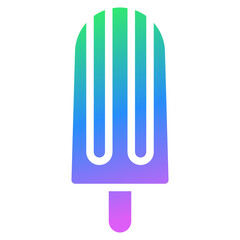 Fototapeta premium popsicle gradient icon