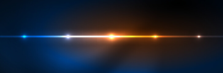 Neon glowing fluid wave lines, magic energy space light concept. Vector illustration for wallpaper, banner, background, leaflet, catalog, cover, flyer