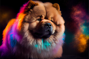 chowchow colorful