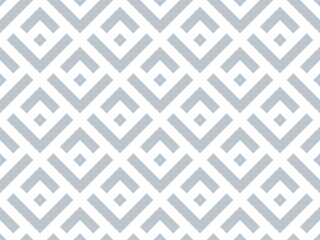 Abstract geometric pattern. A seamless vector background. White and gray ornament. Graphic modern pattern. Simple lattice graphic design.