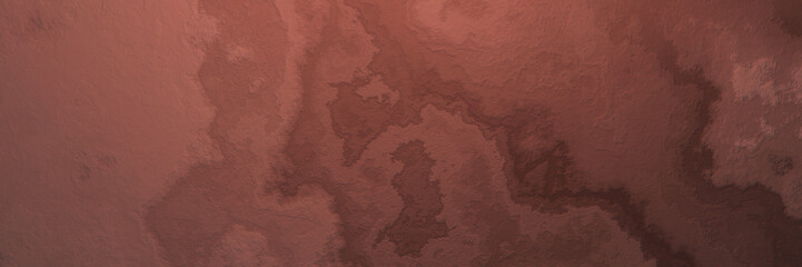 Red soil wall background. Weathered rock surface texture.