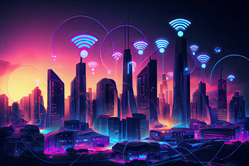 Concept of a smart city and communication network