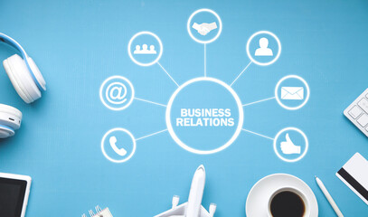 Concept of Business Relations with a business objects.