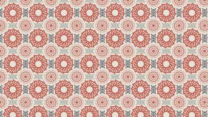 Ornamental Geometrical pattern - Vintage Coloring – decorative illustrations, Vintage, antique, ancient, old, traditional, culture, textile, fabric, damask, wallpaper, desktop, cover,