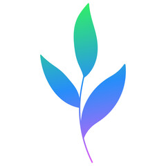 botanical gradient icon