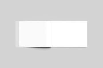 Landscape magazine mockup