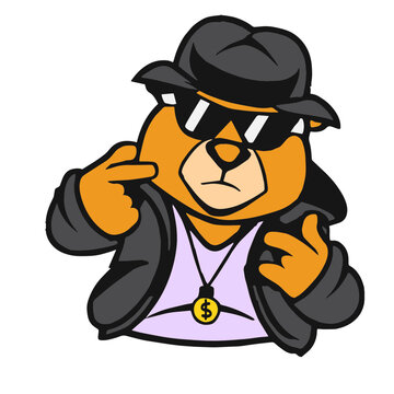 Gangster Teddy Bear 