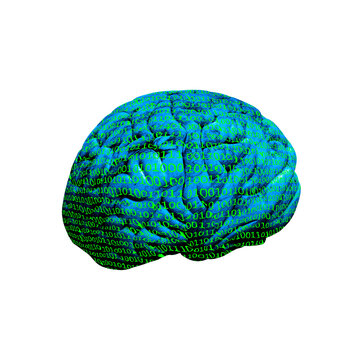 Thinking, conceptual illustration