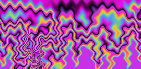 Holographic gasoline stains and leaks. Rainbow multicolored abstract background.