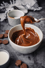 chocolate caramel macro