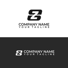 Alphabet letters Initials Monogram logo vector ZS, SZ