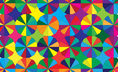 Fototapeta na wymiar seamless texture pattern random color illustration background