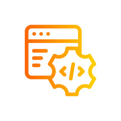 coding gradient icon