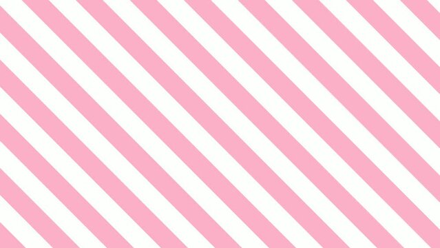 斜めに動くポップなストライプアニメーション背景