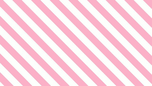 斜めに動くポップなストライプアニメーション背景