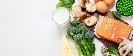Foods rich in vitamin D. Healthy foods containing vitamin D.