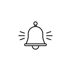 bell icon. outline icon