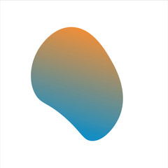 Blob Gradient Design Vector