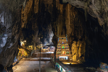 batu caves, a mogote at kuala lumpur, malaysia