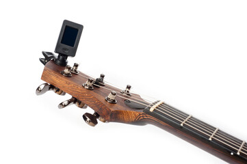 Tuner for fine tuning acoustic or electric guitar, violin or ukulele.