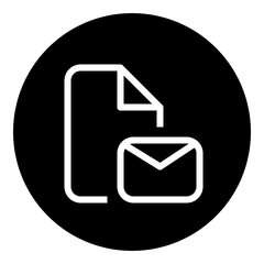 Email glyph icon