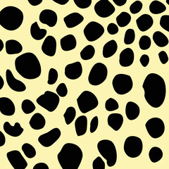 Leopard print pattern background. Leopard print vector illustration