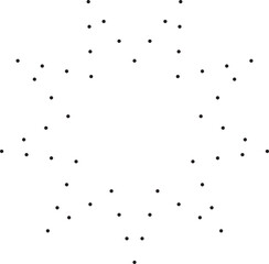 dotted star