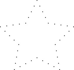 dotted star