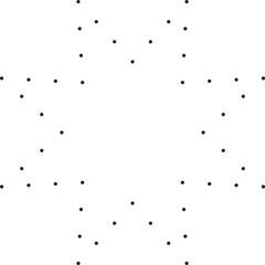dotted star